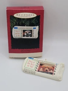 Hallmark Keepsake Ornament Soporte Especial para Foto Perro 1994 - Imagen 1 de 8