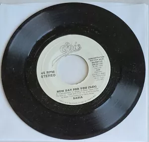 Basia.... ""New Day For You"" 45 1/min 7" Vinyl-Schallplatte (Demo-Kopie) - Bild 1 von 2