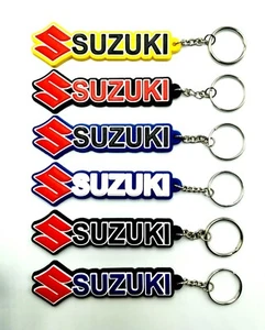Llavero/Llavero Logotipo Motocicleta Motor Goma Suzuki Coleccionables Para Regalo - Imagen 1 de 7