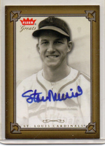 STAN MUSIAL 2004 Fleer Greats of the Game AUTO Cardinals HOF GOTG SP