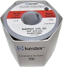 Kester 331 Diameter - 0.020"Inch (0.50mm), "Red" Label (Water-soluble) 