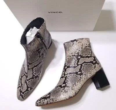 Nuevo en caja Botín de Cuero Vince Lanica en Serpiente Natural Talla US 6.5, 7 $450 Foto 1 de 4