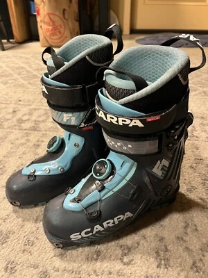Scarpa F1 Women's Ski Touring Boots - size 24.5 Foto 1 de 4