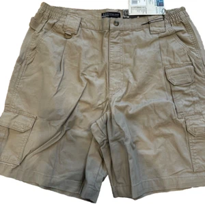 5.11 Tactical 9" Men's Shorts, Active Khaki Cotton 73285, Waist 40 NWT - Picture 1 of 7