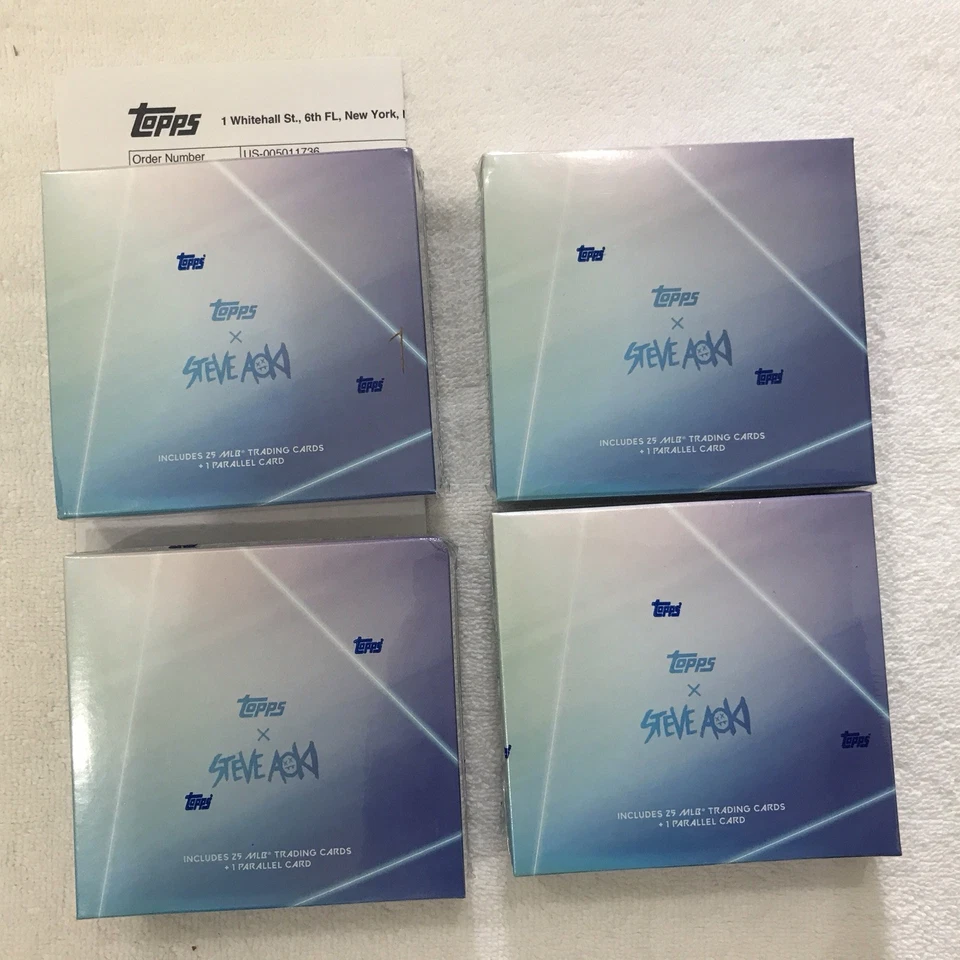2020 Topps Steve Akin Wave 3.  Four Factory Sealed Boxes.  - Image 1 of 1