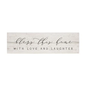 , Vintage Pallet Boards 7" x 24" Wood Sign VPB1012- Bless This Home with Love... - Picture 1 of 6