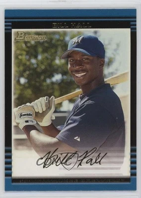 2002 Bowman Gold Bill Hall #123 Rookie RC - Image 1 of 2