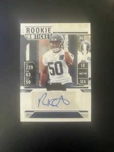 2024 Panini Contenders Richard Jibunar Auto Rookie Ticket #255 - Picture 1 of 2