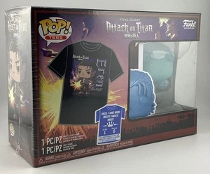 Funko Attack On Titan Eren Con Marcas Figura Y Camiseta Grande NUEVO EN STOCK - Imagen 1 de 7