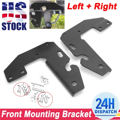 VROOMAUTOLY US Mounting Brackets GXH24760 GXH24761 For John Deere 46" Front Blade Snow Plow