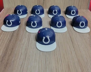 NFL Football Indianapolis Colts 9 Mini Hat Lot With Stands - Picture 1 of 3
