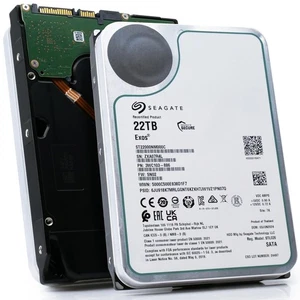 Seagate Exos 22 TB SATA HDD 6 Gb/s 7200 RPM 3,5 pollici Enterprise Hard ST22000NM000C - Foto 1 di 6