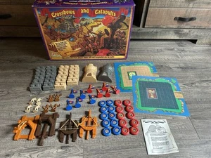 Vintage Crossbows and Catapults Game Battle Set Lakeside 1983 99% Complete - Picture 1 of 21