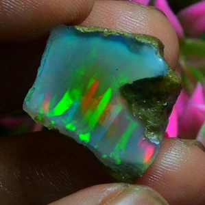 Stunning Ethiopian Opal Rough 17.90 Carats Large Opal Specimen Natural Opal Raw - Picture 1 of 12