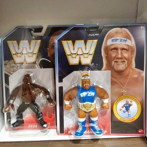 NEU/MOC Hulk Hogan Rip Zeus No Holds Barred Mattel Hasbro WWE WWF Retros Figuren - Bild 1 von 5