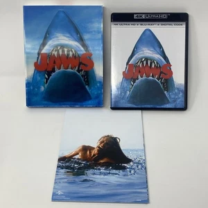 JAWS 45TH ANNIVERSARY LIMITED EDITION 4K ULTRA HD BLU RAY LENTICULAR SLIPCOVER - Imagen 1 de 5