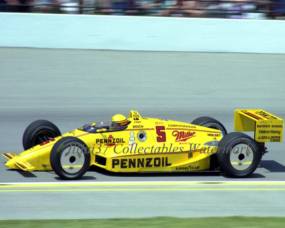 RICK MEARS 1988 INDY 500 WINNER AUTO RACING 8X10 PHOTO - Image 1 of 1