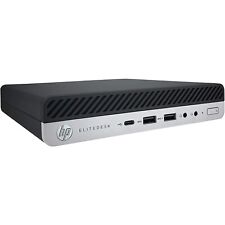 HP ELITEDESK 800 G4 i5-8500T 32GB RAM 800gb ssd Mini Desktop pro WIFI PC USB-C