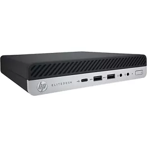 HP ELITEDESK 800 G4 i5-8500T 32GB RAM NEW 1TB SSD NVME Mini Desktop win 11 pro - Picture 1 of 4