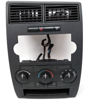 Dodge Charger 2006 2007 2008 radio bisel tablero moldura calefacción interruptor de control OEM H25 Foto 1 de 4