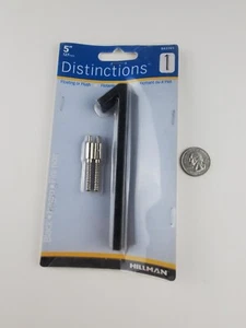 HILLMAN DISTINCTIONS  5 "  NUMBER 1,FLOATING 843191, BLACK, NEW IN PKG - Picture 1 of 2
