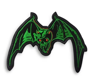 Overkill Bat Embroidered Sew-on Patch | Bat American Thrash Metal Band Logo - Picture 1 of 2