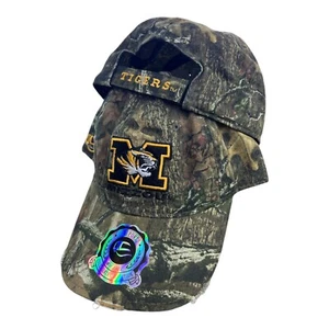 Hut University of Missouri Mizzou Tigers Mooseiche abgenutzter Schirm verstellbar - Bild 1 von 2