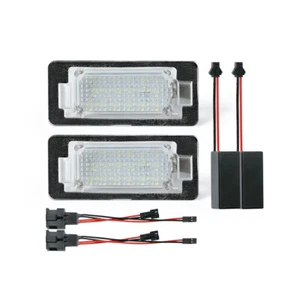 2003-2012 For Audi A1 A4 B8 A5 A6 C7 A7 S7 Q5 RS5 LED License Number Plate Light - Picture 1 of 5