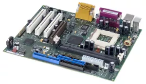 Fujitsu D1214-A11 GS5 Socket 370 2x Sdram AGP 3x PCI Matx Motherboard - Picture 1 of 2