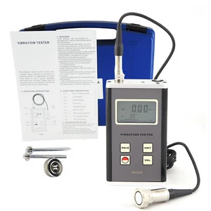 Medidor de Vibración Portátil Probador Vibrómetro con Velocidad Frecuencia 10Hz ~ 1kHz - Imagen 1 de 17