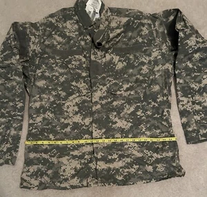 ACU DIGITAL CAMO US ARMY USGI JACKET ZIP UP 6 POCKET UNIFORM SZ Large LONG - Picture 1 of 7