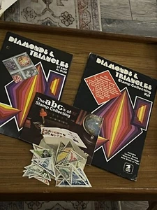 1974 Rare Vintage Stamp Album Title:Diamonds and Triangles;Mint,Hinged - Picture 1 of 13