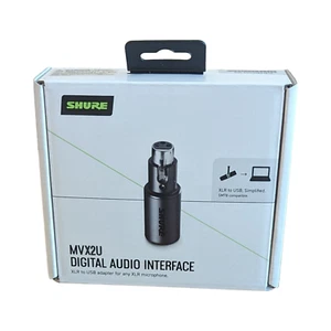 Shure MVX2U Interface Mic XLR to USB Microphone Adapter to USB-C for Computer PC - Picture 1 of 5