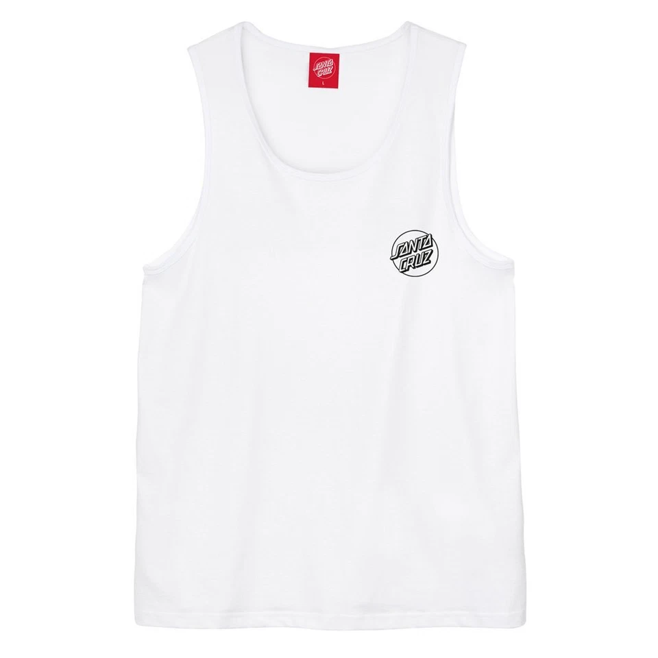 Santa Cruz Screaming Mano Bianco Tank Top - Immagine 1 di 1