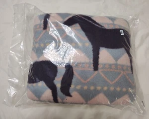 SALE New Sherpa Horse Pony Print Blanket Throw 200cm x 150cm Birthday Gift - Picture 1 of 20
