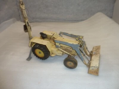 Vintage ERTL Ford 755A Backhoe End Loader 1/12th Scale Model - Rare Collectible  - Image 1 of 4