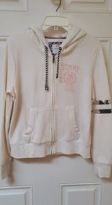 Tommy Girl Sweat Jacket Hoodie Full Zip Sequined 85 High Fashion Size L - Picture 1 of 9
