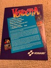 11-8 1/4”  Vendetta Konami arcade video game FLYER AD