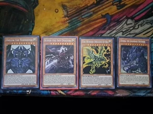 Yugioh All Egyptian God cards & Exodia Legendary Defender all mint Limited edit - Picture 1 of 5