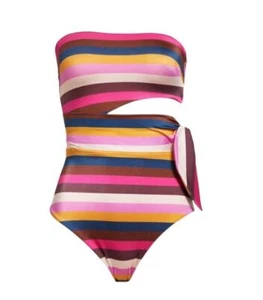 Corbata bufanda de jengibre Zimmermann de una pieza | Rayas multicolores, bandeau, recortada - Imagen 1 de 7