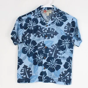 Hilo Hattie Hawaiian Shirt Youth XS Chest 32 in Rayon Hibiscus Floral Aloha - Picture 1 of 5