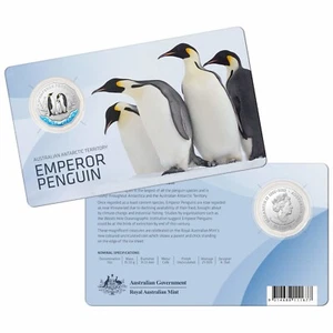 2023 Emperor Penguin 50c Coin - Australian Antarctic Territory Series - Picture 1 of 3