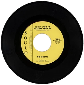THE ESCORTS "I DON'T WANT TO BE ALONE ANYMORE c/w HITCH...." 1967 NORTHERN SOUL - Picture 1 of 1