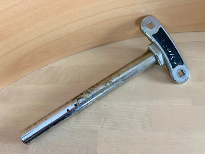 LUDWIG 60s 70s 80s Vtg Double Rack Tom Post Holder Mount Part w No L-arms READ - Image 1 of 4