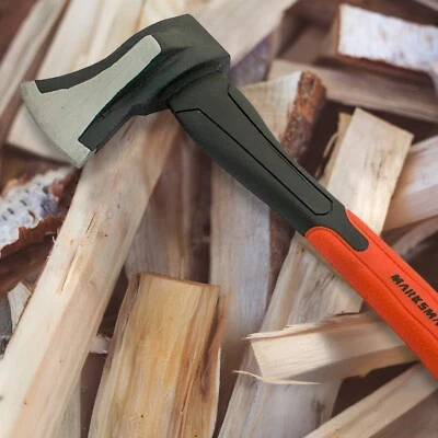 1KG SPLITTER AXE WITH FIBREGLASS HANDLE WOOD MAUL LOG SHAFT CUTTING CHOP CHOPPER - Image 1 of 4