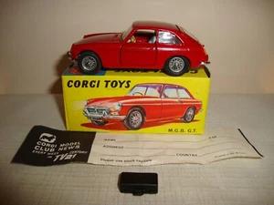 Original CORGI 327 M.G.B. G.T. - VN MINT in original BOX - Picture 1 of 12