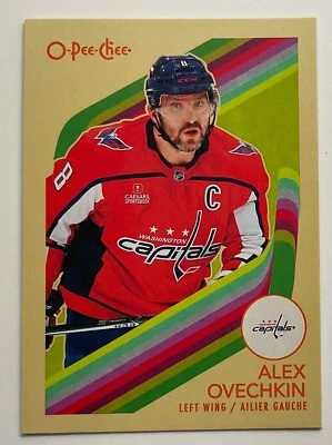 2023-24 ALEX OVECHKIN O-PEE-CHEE RETRO PARALLEL INSERT CARD #503 CAPITALS - Image 1 of 2