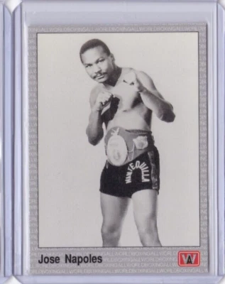 1991 All World BOXING CARD #119 JOSE NAPOLES ID6 - Image 1 of 2