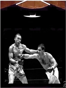 Joe Louis vs Rocky Marciano Fight T Shirt - Picture 1 of 1