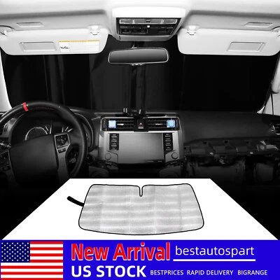 1x For Toyota 4Runner 2010-20 Windshield Visor SunShade Custom Made Sun Shade US Foto 1 de 4